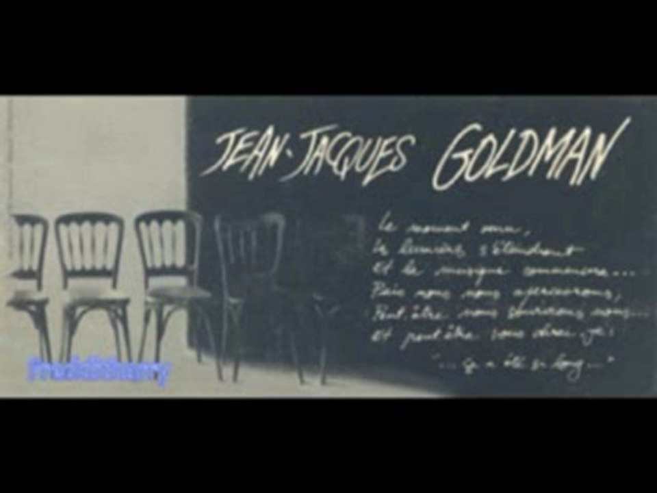 INEDIT-J.-J.Goldman tournée 1988 compte pas sur moi