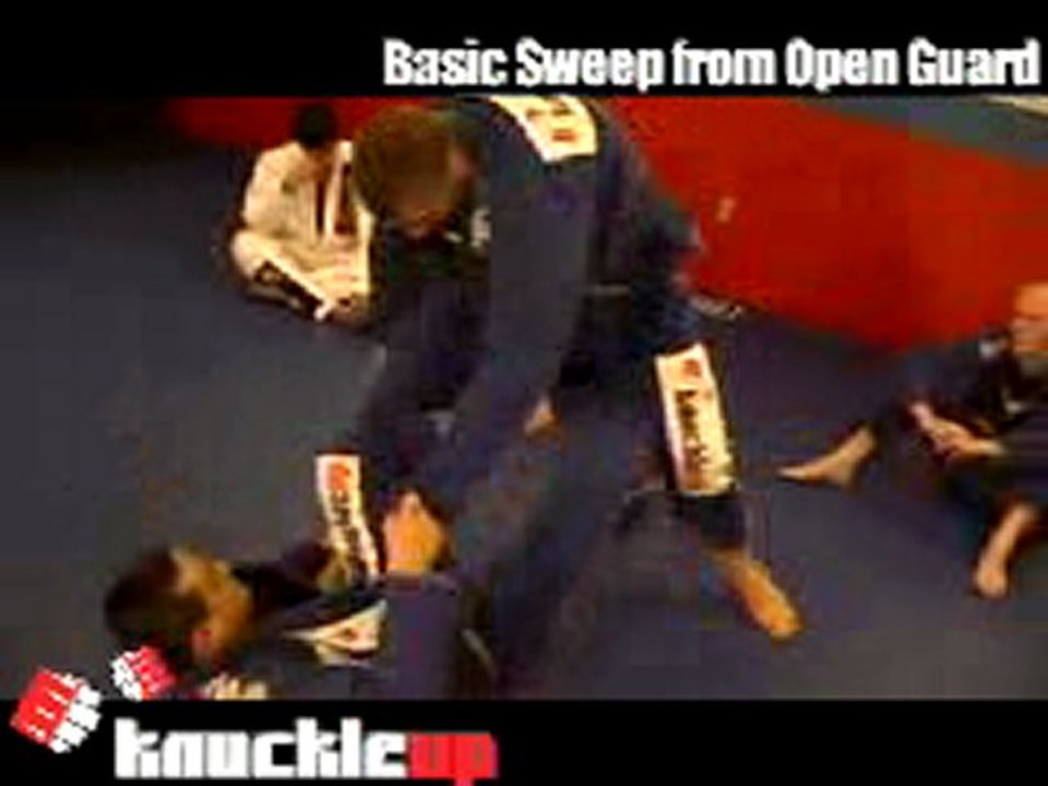 Sweep from open guard - Bjj basics w/ Master Kazeka Muniz