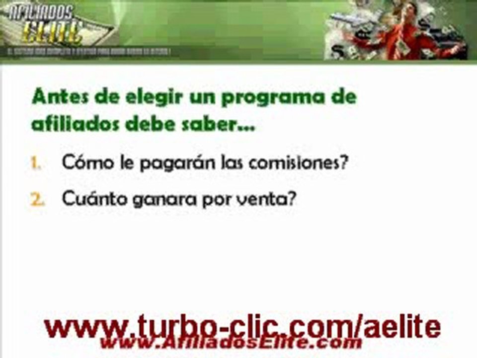 Como ser Un Afiliado Elite Parte 5