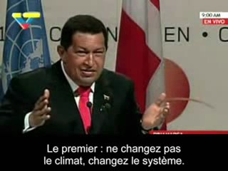 Hugo Chavez à Copenhague VOSTFR 1/3