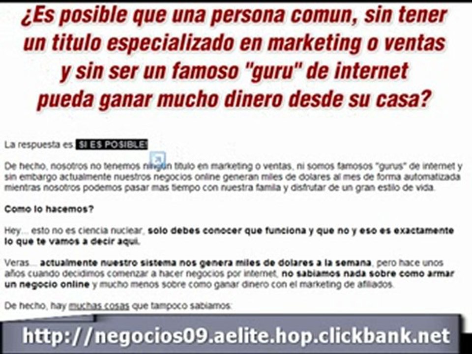 SECRETOS REVELADOS de AFILIADOS ELITE