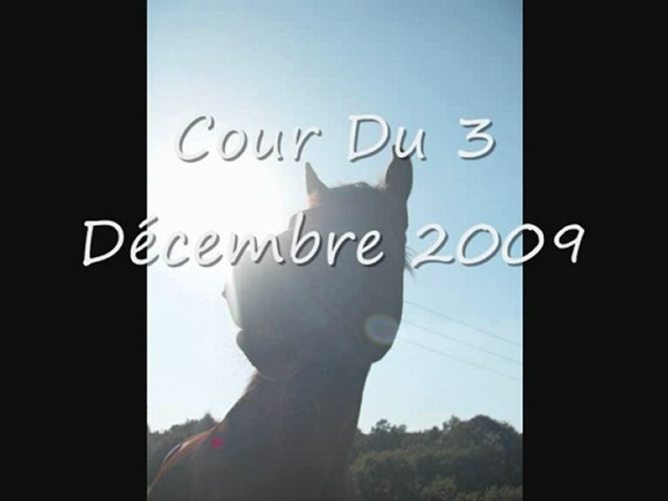 Cour Du 3 Décembre 2009