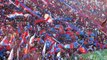 Football ultras: Ecuador vs Paraguay fans