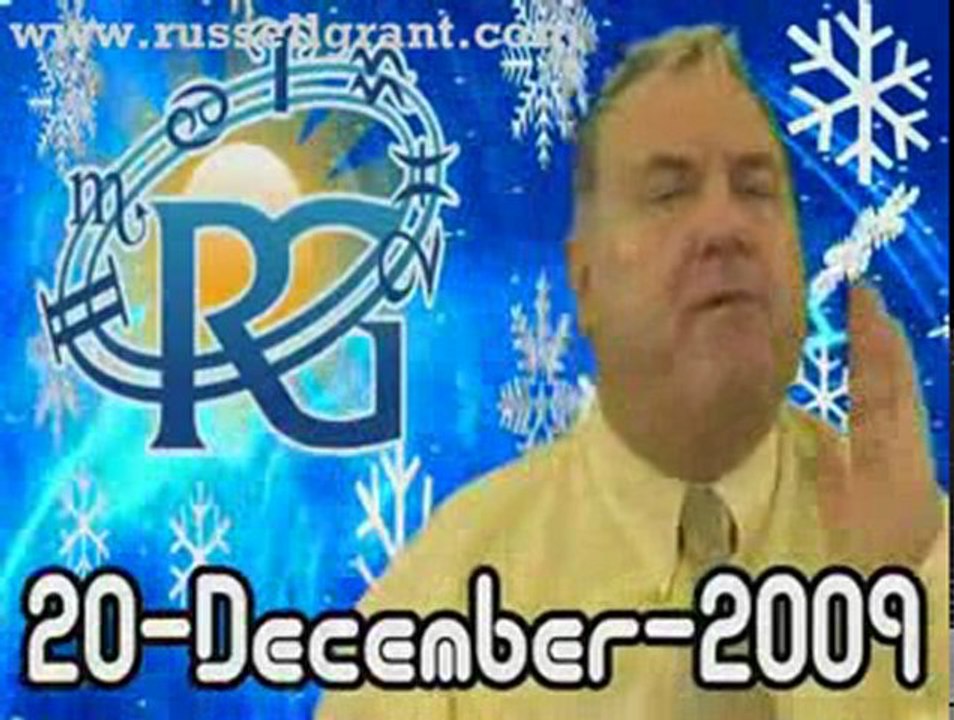 RussellGrant.com Video Horoscope Aries December Sunday 20th