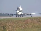 STS-117 Space Shuttle Atlantis On  Top Of  A 747 Land At KSC