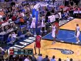NBA Dwight Howard comes from behind to block Andre Miller's