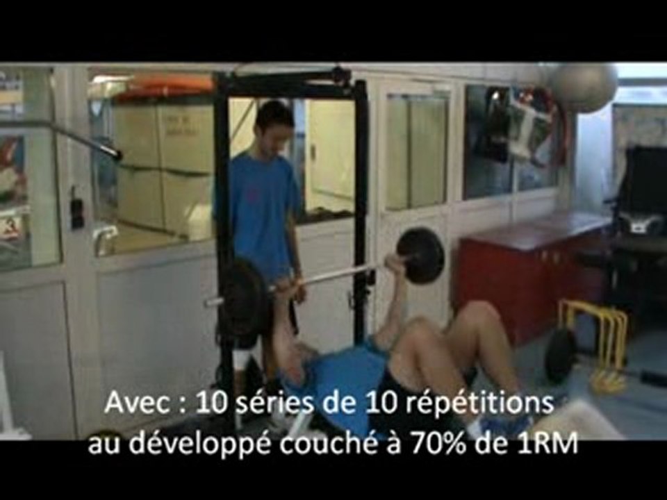 Hypertrophie pré fatigue et 10 séries de 10 bras