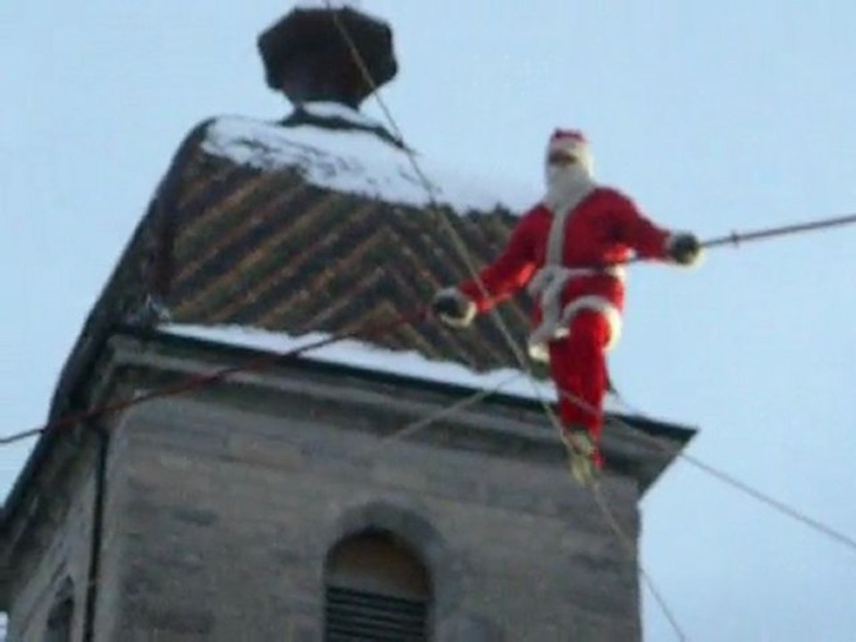 arrivée du père noel à Champagnole