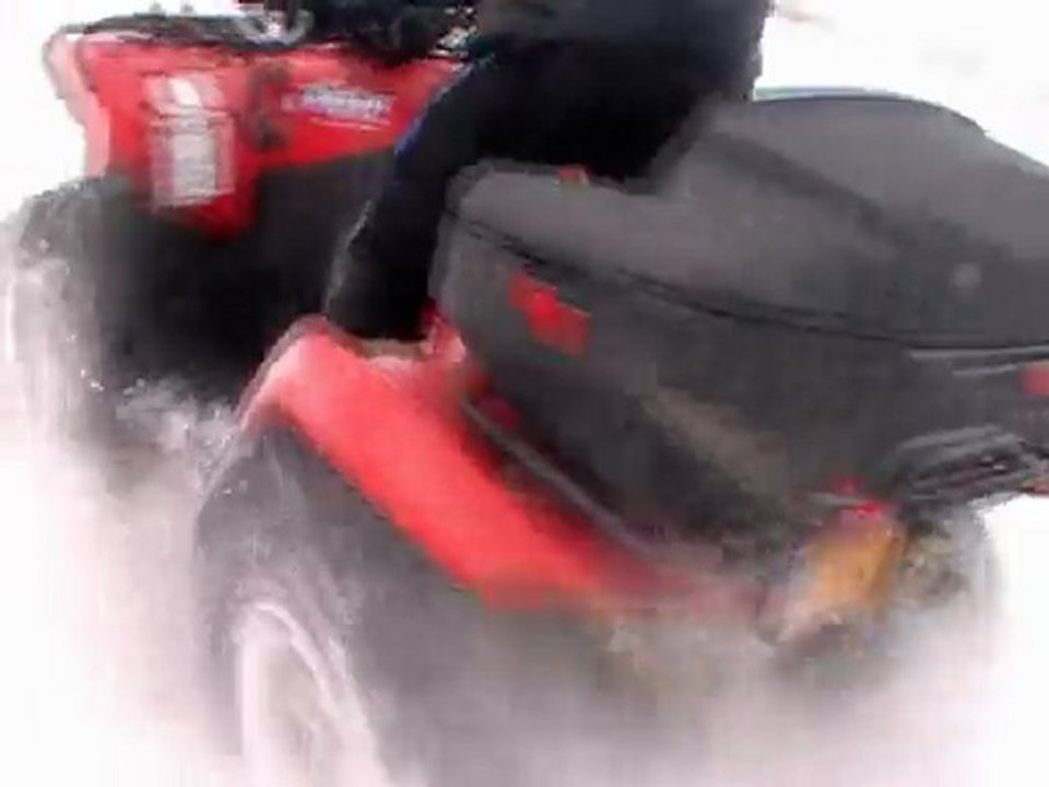 AIN QUAD PARADISE DANS LA NEIGE 19 DEC 09