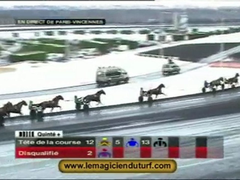 La vidéo des courses tiercé quarté quinté 20 décembre 2009