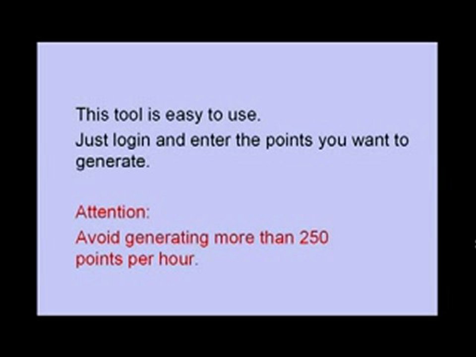 Rapidpoints generater , 250 Points per hour, 100% working