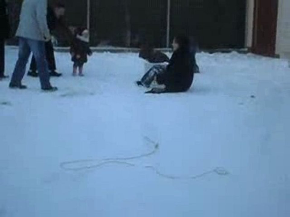 gros delire dans la neige