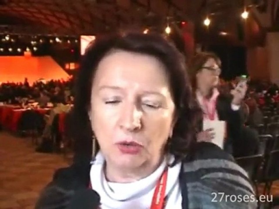 Monique Saliou - Congrès du PSE - Prague - Décembre 2009