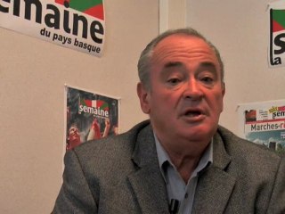 Jean-Jacques Lasserre, la semaine du pays basque