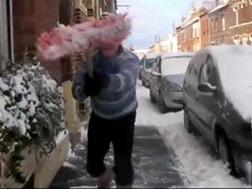 Somain-des ch'tis superactifs par temps de neige