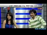 Live Chat With Genelia on TV5 part3 for Katha by svr studios