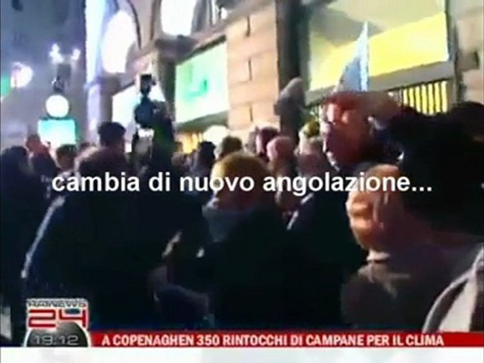 BERLUSCONI LA FAUSSE AGRESSION !