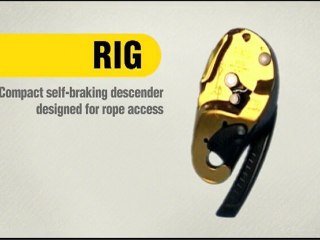 RIG [english] Compact self-braking descender for rope access