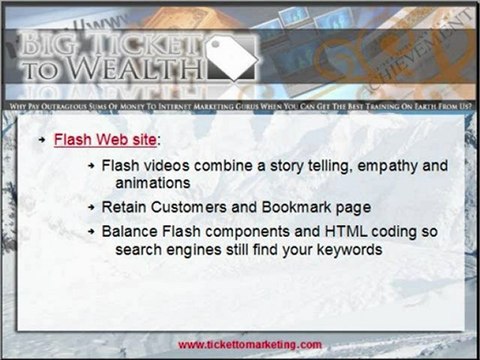 Interactive Internet Marketing Technique – Flash Website