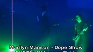 marilyn manson dope show live lille zenith