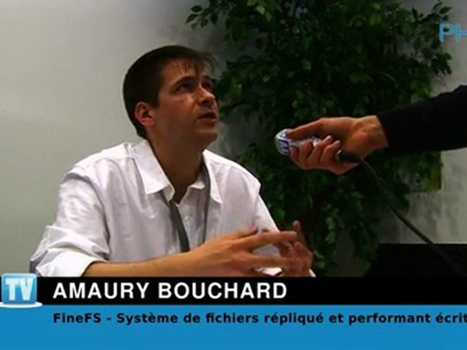 Projet FineFS au Forum PHP 2009 - by PHPTV