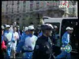 La flamme olympique à Paris vue par la télé chinoise