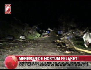 menemende hortum felaketi