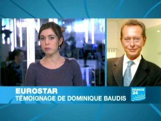 Eurostar suspendu : témoignage de D.Baudis, député européen
