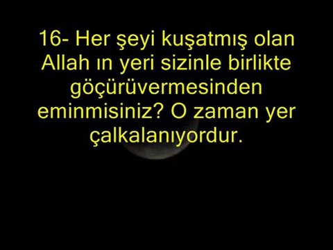Mülk (Tebareke) Suresi ve Türkçe alt yazılı meali