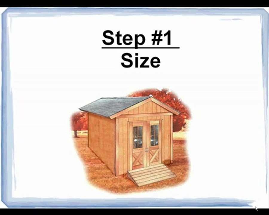 Simple Storage Shed Plans