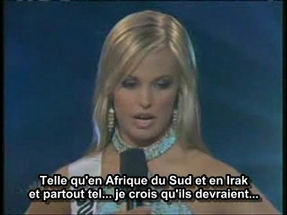 L`analyse géostratégique de Miss Caroline du Sud