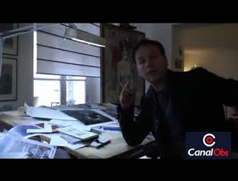 Visite d`ateliers : les secrets d`Enki Bilal