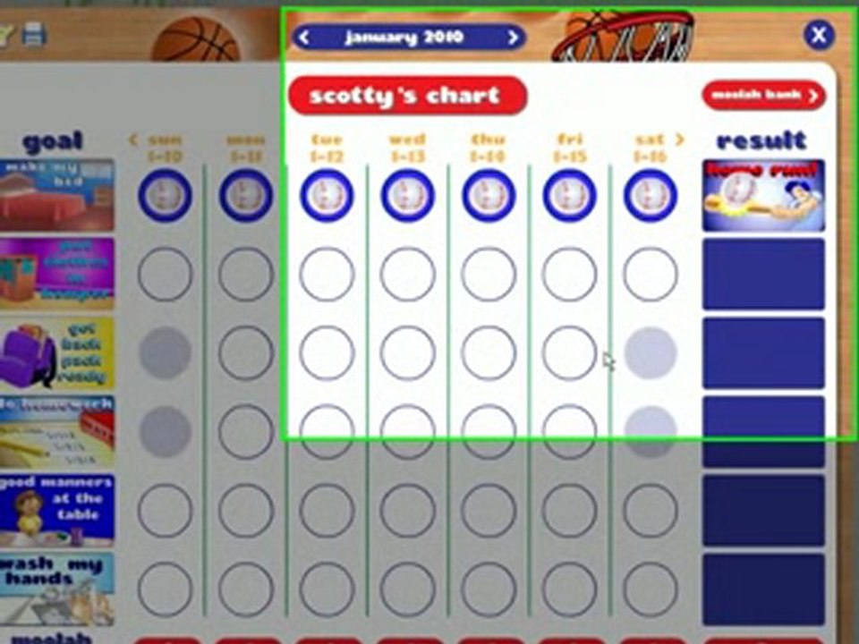 Goalforit.com - Chore Chart Overview