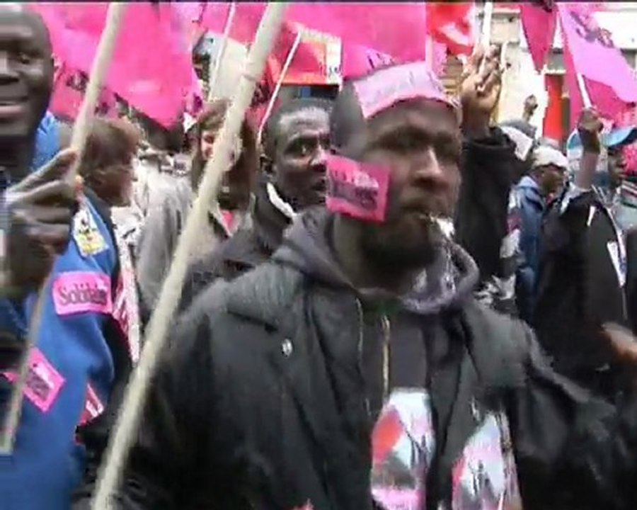 Lutte sans papiers Paris 20e