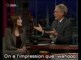 Carla Bruni invitée du Late Show (1)