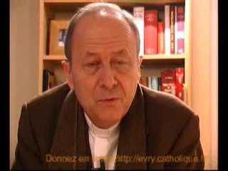 L'évêque d'Evry lance un appel aux dons dans une vidéo sur