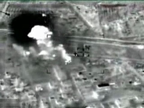 Une vidéo de l'armée israélienne d'un raid contre Gaza