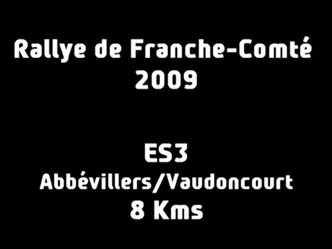 ES3 Rallye de Franche-Comté 2009