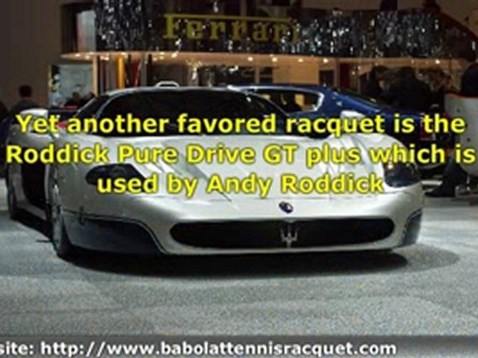 Babolat tennis rackets