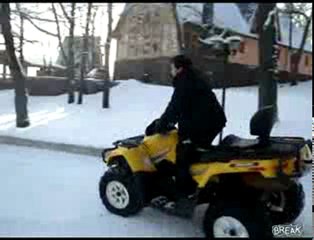 Les russes ne savent pas déraper