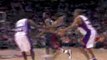 NBA LeBron James goes through Jason Richardson's legs to And