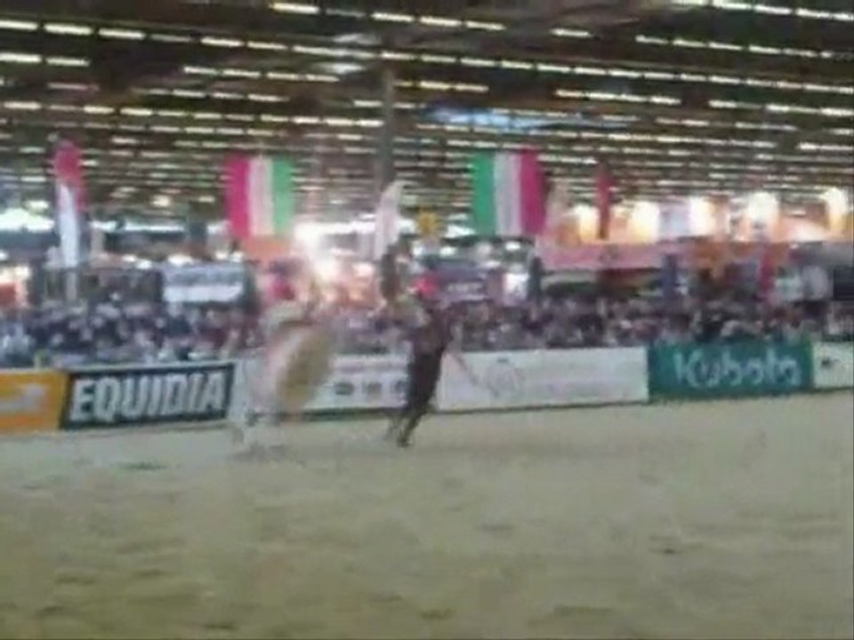 Pauline et Naïde au salon du cheval 2009