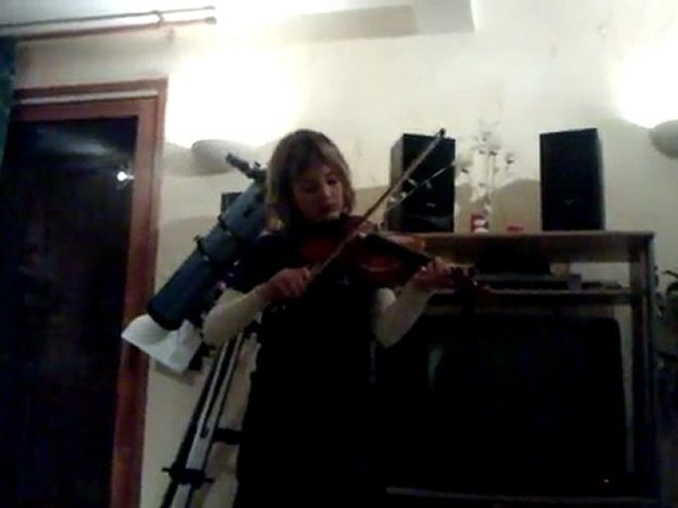 Laurine au violon