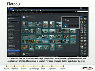 CyberLink MediaShow 5 - Le Plateau