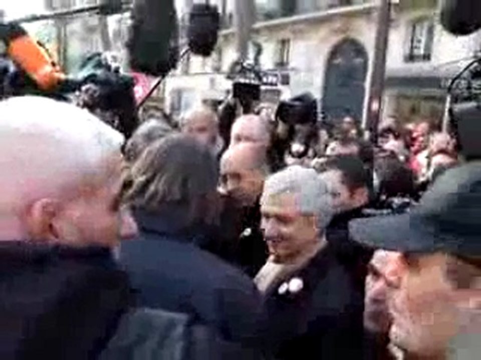 Rencontre entre Martine Aubry et Bernard Thibault  dans le