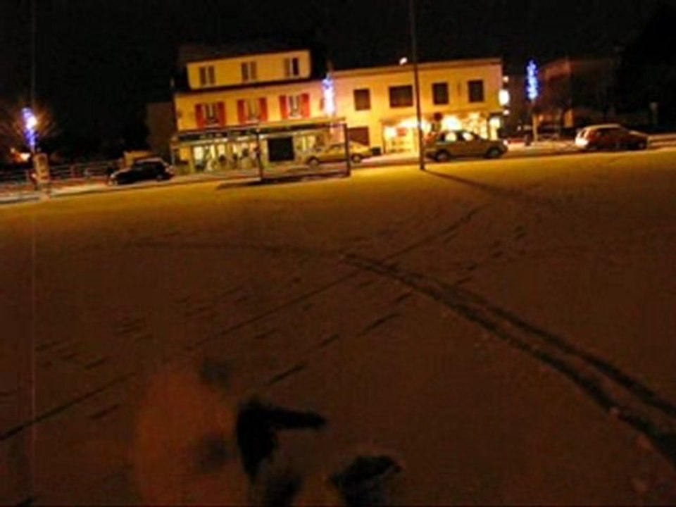 La neige ça glisse, hein Fanny.