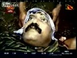 Le cadavre du chef des Tigres montré à la télévision