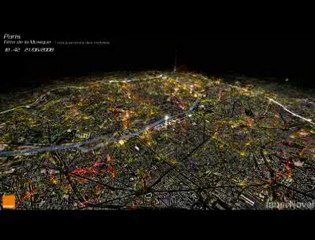 Une carte animée du pouls urbain