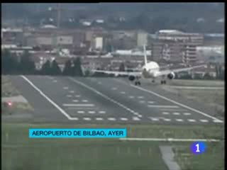 Un atterrissage en pleine tempête à Bilbao