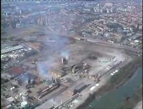 Vidéo des dégâts de l'explosion de l'usine AZF